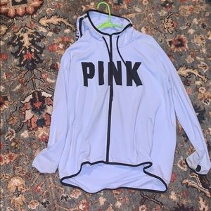 Light blue zip up from PINK! (Large)